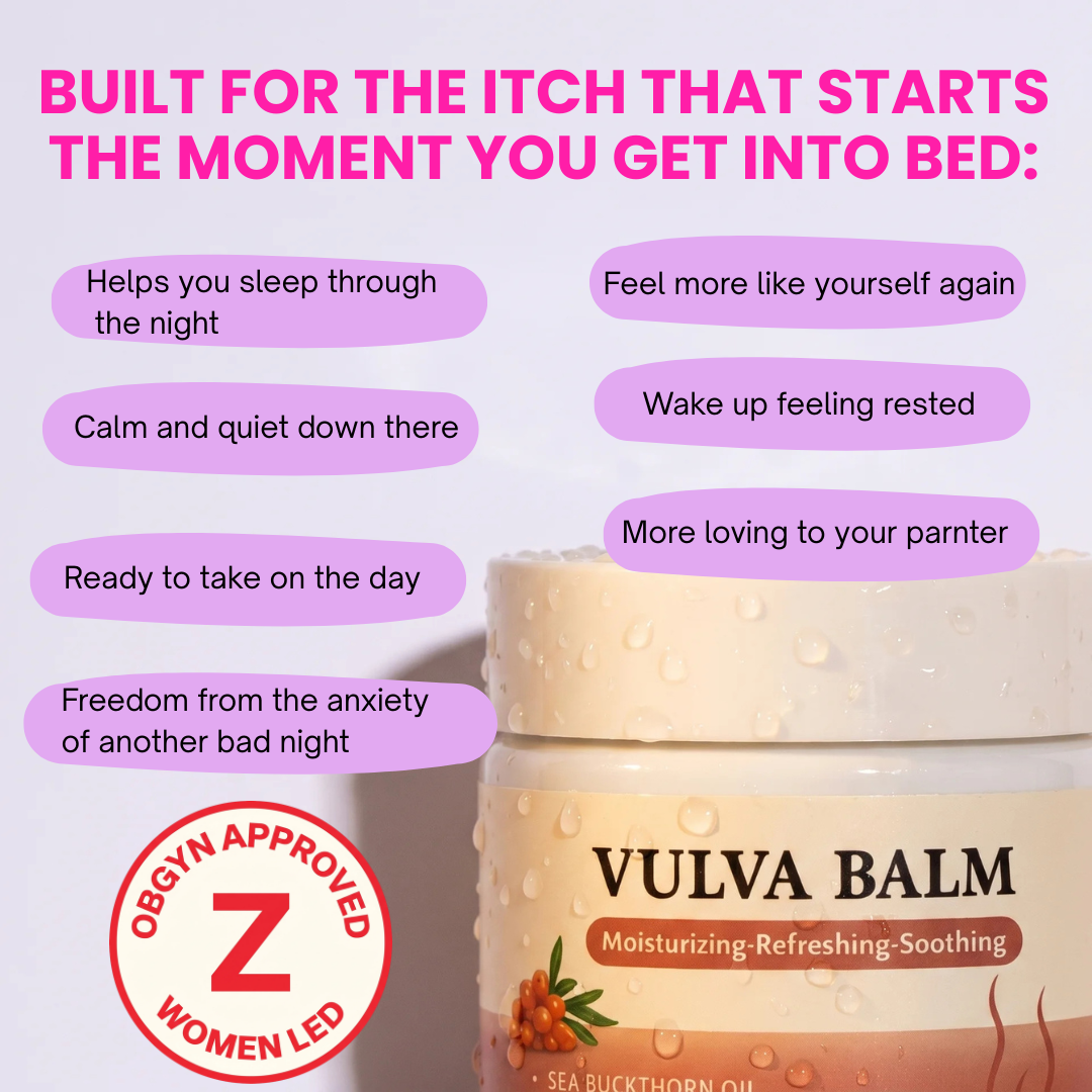 NightSkin™ Relief Balm — Night-Time Care for Itching, Burning & Dryness