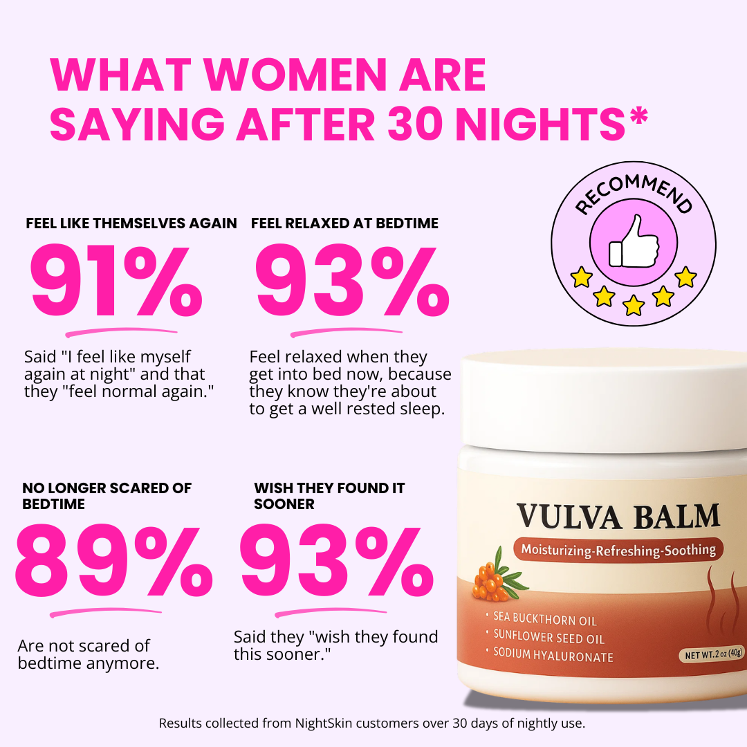 NightSkin™ Relief Balm — Night-Time Care for Itching, Burning & Dryness