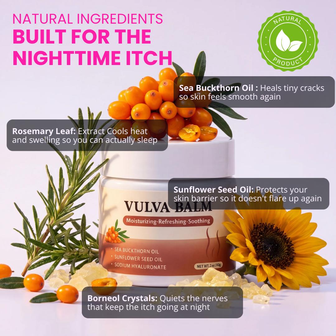 NightSkin™ Relief Balm — Night-Time Care for Itching, Burning & Dryness