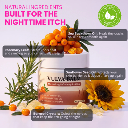 NightSkin™ Relief Balm — Night-Time Care for Itching, Burning & Dryness
