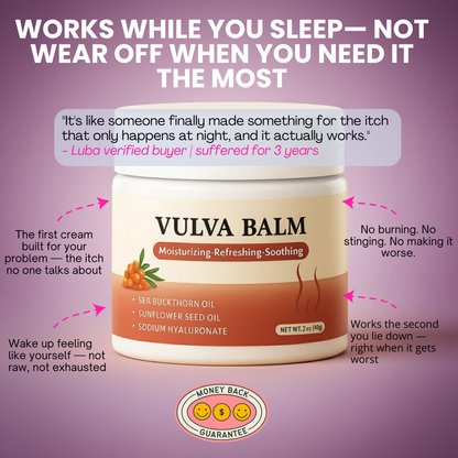 NightSkin™ Relief Balm — Night-Time Care for Itching, Burning & Dryness