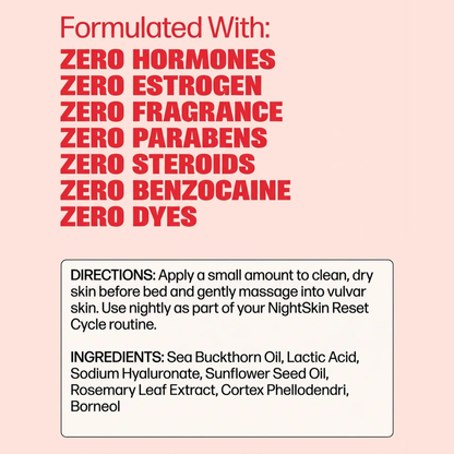 NightSkin™ Relief Balm — Night-Time Care for Itching, Burning & Dryness