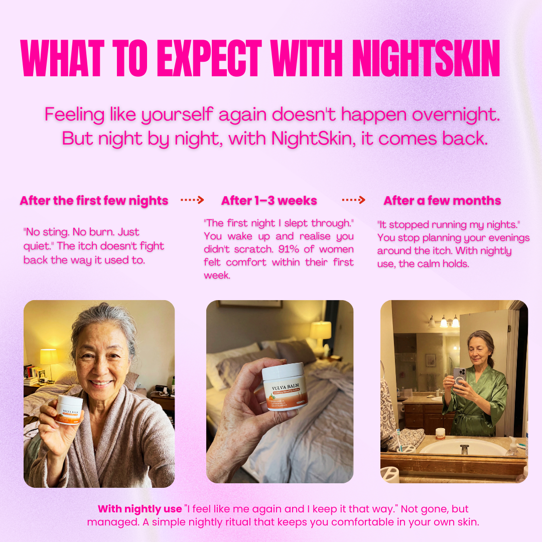 NightSkin™ Relief Balm — Night-Time Care for Itching, Burning & Dryness